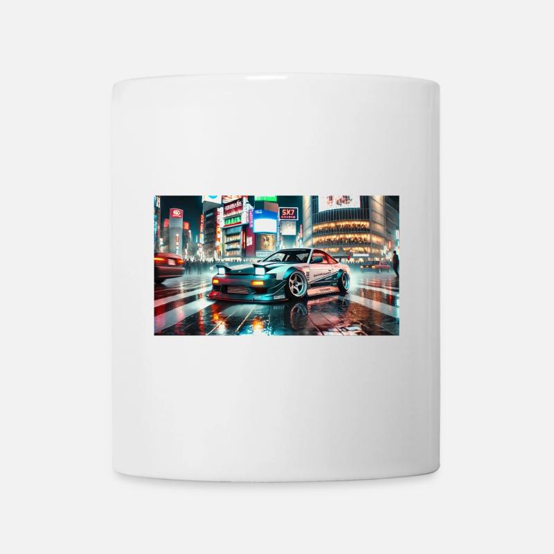 Driftauto - Tasse - Weiß