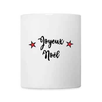 WEIHNACHTEN. FROHE WEIHNACHTEN. FROHE WEIHNACHTEN. WEIHNACHTSMANN - Tasse - Weiß - Vorne