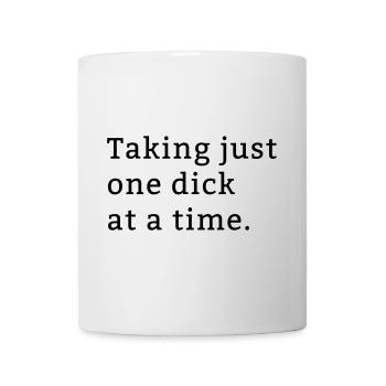 Un drôle de cadeau Dick à la fois - Mug blanc - blanc - Devant