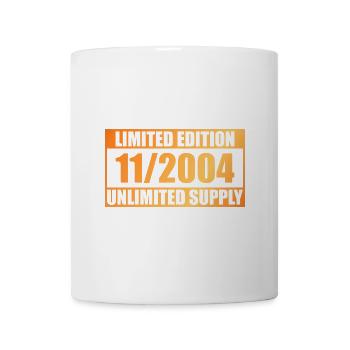 20. Geburtstag Limited Edition - ꝏ Supply 11/2004 - Tasse - Weiß - Vorne