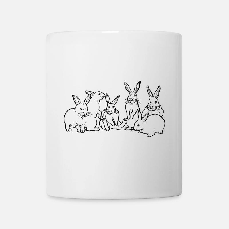 BUNNY GANG - Tasse - Weiß