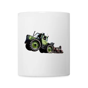 Green tractor MB trac 1300 high starter - Mug - white - Front