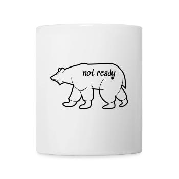 Polar Bear Drawing - Mug - white - Front