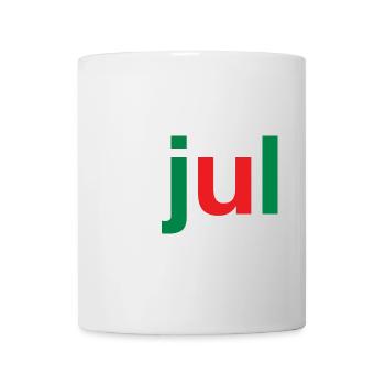 JUL Christmas Hashtag - Tasse - Weiß - Vorne