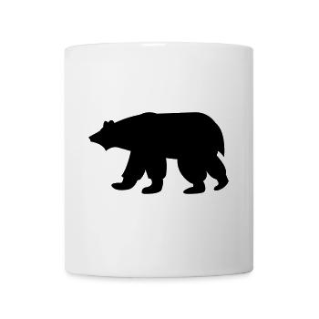 Eisbär voller Schnee - Tasse - Weiß - Vorne