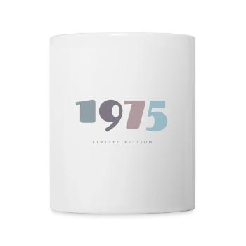 1975 Retro 50th Birthday Gift - Born 1975 - Mug - white - Front