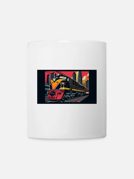 Train 1 4 - Mug - white