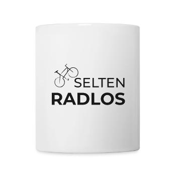selten radlos radfahren shirt geschenk fahrrad - Tasse - Weiß - Vorne