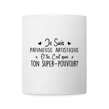 Figure skater. What's your superpower? - Mug - white - Front