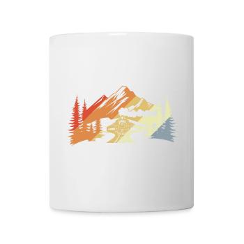 Railway Drawing Retro - Mug - white - Front