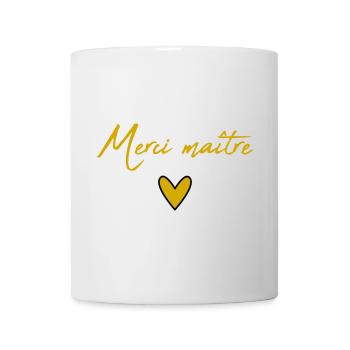 MEISTER. MEISTER. VIELEN DANK. DANKE, MEISTER. MEISTER - Tasse - Weiß - Vorne