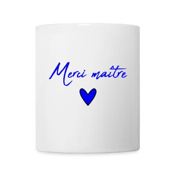MEISTER. MEISTER. VIELEN DANK. DANKE, MEISTER. MEISTER - Tasse - Weiß - Vorne