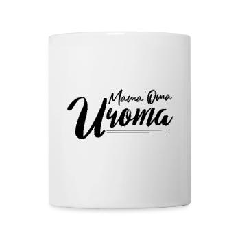 Mama Oma Uroma – Geschenk für Mehrgenerationen-Fam - Tasse - Weiß - Vorne