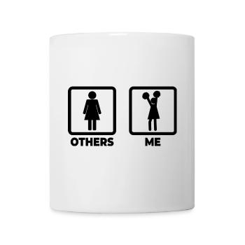 Me as a cheerleader - Mug - white - Front