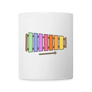 Xylophone, colorful graphic - Mug - white - Front