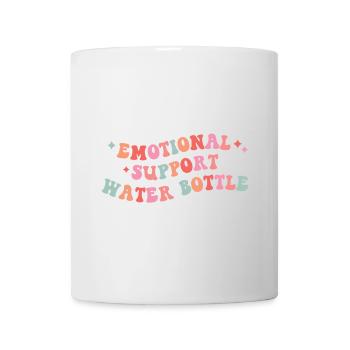 Emotional Support Water Bottle Design - Mug - white - Front