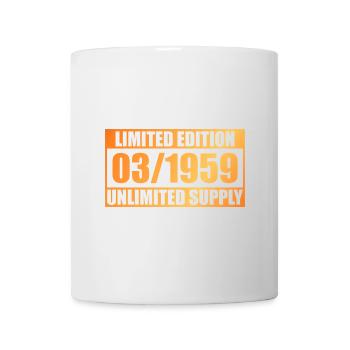 66e anniversaire Édition limitée - ꝏ Approvisionnement 03/1959 - Mug blanc - blanc - Devant