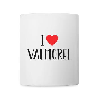 I love valmorel - Mug blanc - blanc - Devant