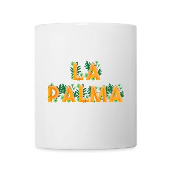La Palma Schriftzug La Isla Bonita Kanaren - Tasse - Weiß - Vorne