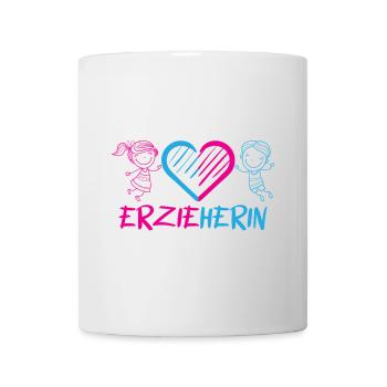 Maternelle Maternelle Profession Enseignant de maternelle - Mug blanc - blanc - Devant