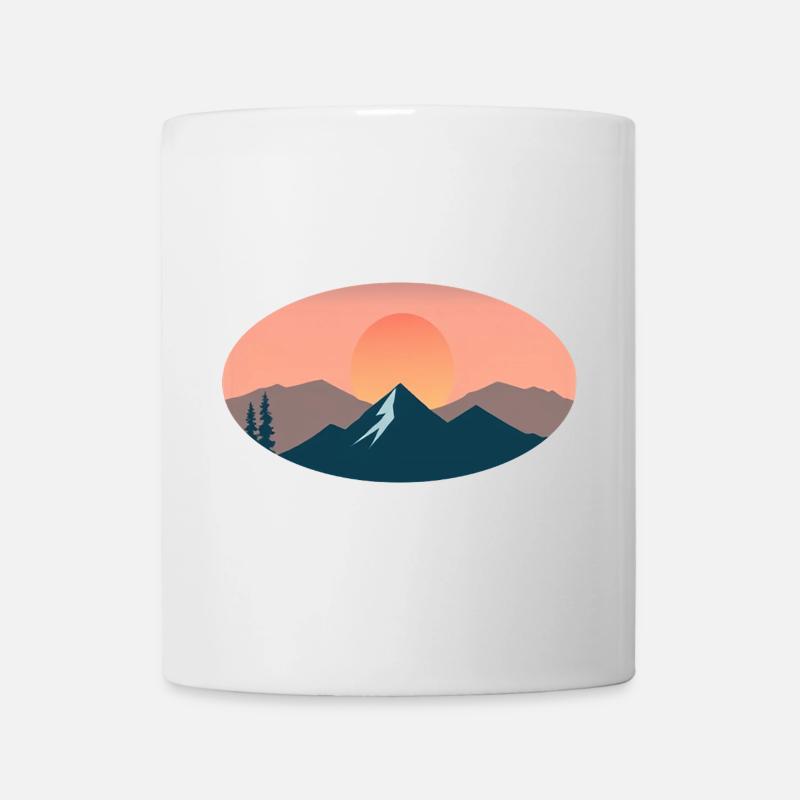 sun set - Mug blanc - blanc