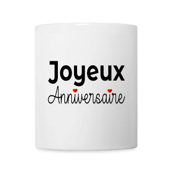Happy Birthday Heart - Mug - white - Front