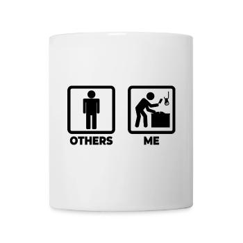 Butcher stick figures - Mug - white - Front