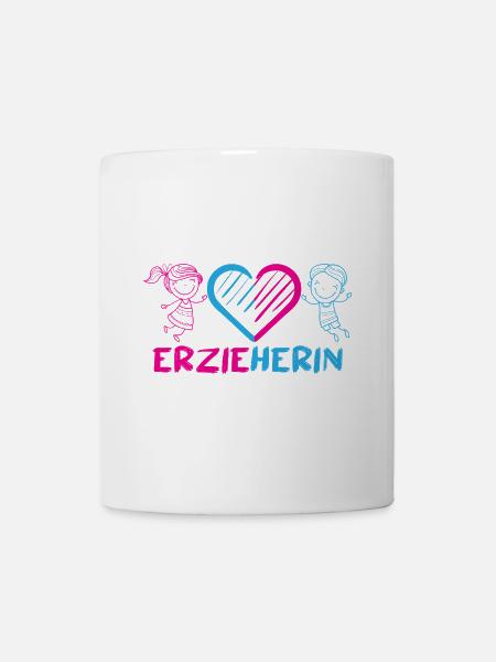 Erzieherin Kindergarten Kita Beruf Kindergärtnerin - Tasse - Weiß
