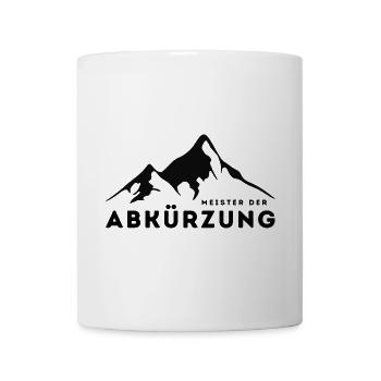 MEISTER DER ABKÜRZUNG - Tasse - Weiß - Vorne