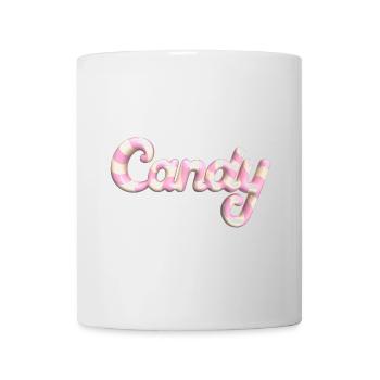 Candy Lettering – 3D Render Candy Style - Mug - white - Front