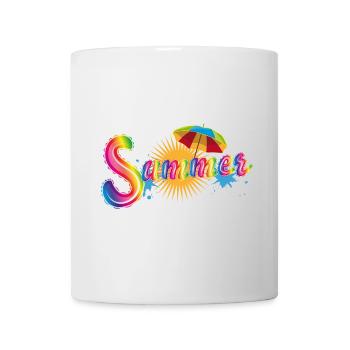 Summer Rainbow Font – Cheerful Summer Design - Mug - white - Front