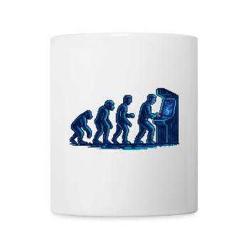 Evolution towards retro arcade - Mug - white - Front