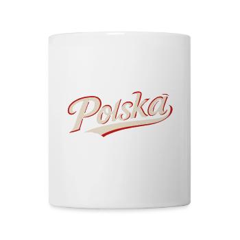 Polska Pologne Lettrage Cool Élégant Cadeau - Mug blanc - blanc - Devant