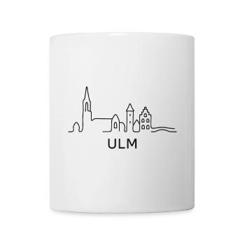 Ulm Skyline - Tasse - Weiß - Vorne