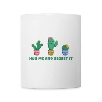 Cactus mignon avec un dicton amusant - Mug blanc - blanc - Devant