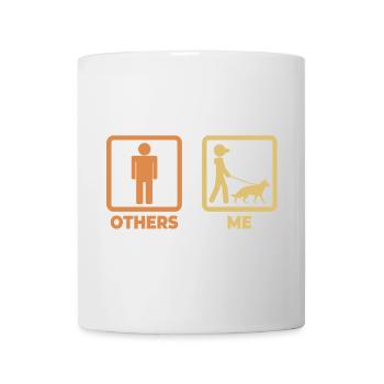 Figurine Berger Allemand - Mug blanc - blanc - Devant