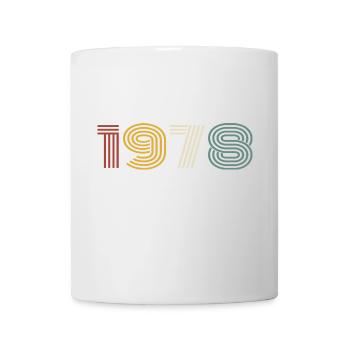1978 Rétro Style 1978 Anniversaire 1978 Vintage - Mug blanc - blanc - Devant