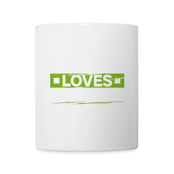 Le progrès aime la patience Motivation Cadeau - Mug blanc - blanc - Devant
