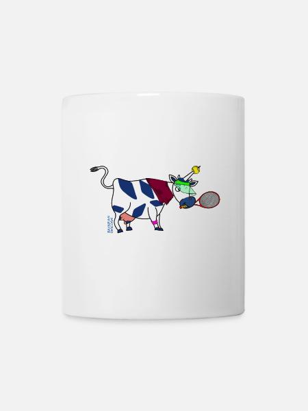 BAVARIAN UNICORN - Tennis - Mug - white