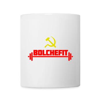 Bolshefit: Red Hammer Gym Tee - Mug - white - Front