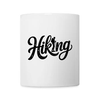 Hiking Typography- Hiking Design - Mug - white - Front