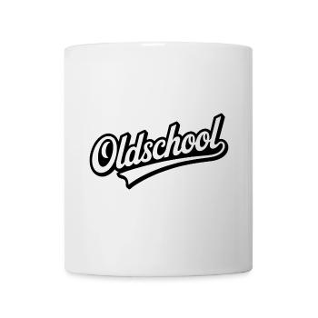 Oldschool - Cool Logo - Mug blanc - blanc - Devant