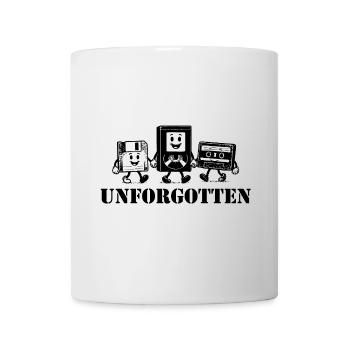 unforgotten vhs floppy disk music cassette - Tasse - Weiß - Vorne