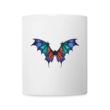angel wings, bat, wings, colorful - Mug - white - Front