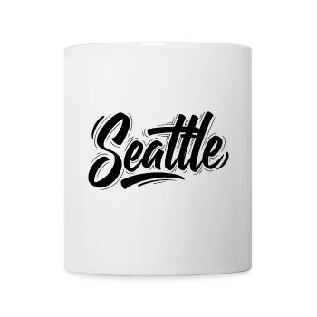 Seattle - Tasse - Weiß - Vorne