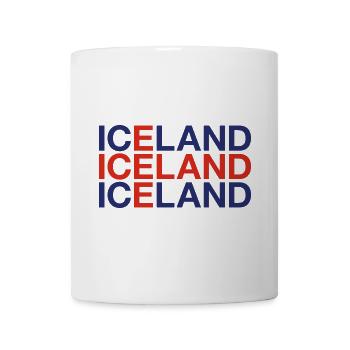 ISLANDE Drapeau islandais - Mug blanc - blanc - Devant
