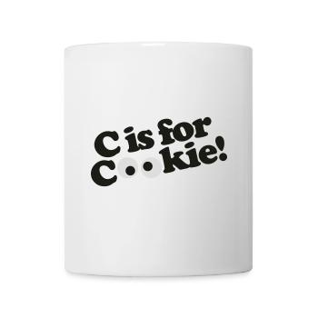 C is for Cookie - Tasse - Weiß - Vorne