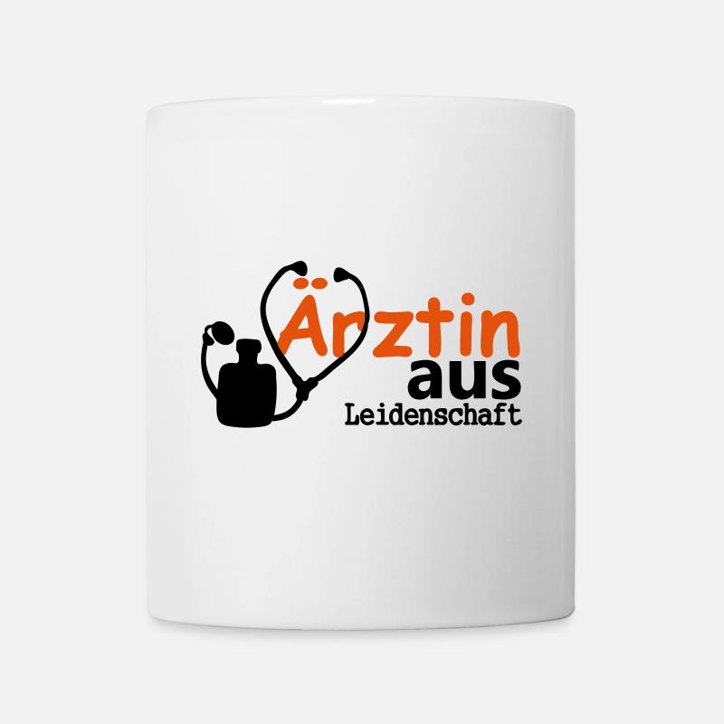 Ärztin aus Leidenschaft Geschenk - Tasse - Weiß
