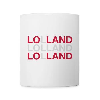 LOLLAND Drapeau danois Danemark Danemark - Mug blanc - blanc - Devant