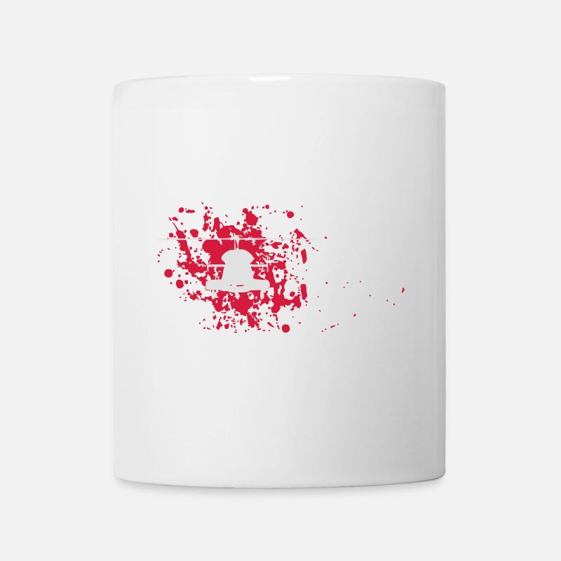 Hélicoptère dans le sang - Mug blanc - blanc